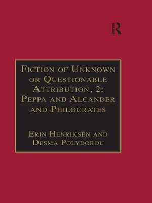 cover image of Fiction of Unknown or Questionable Attribution, 2